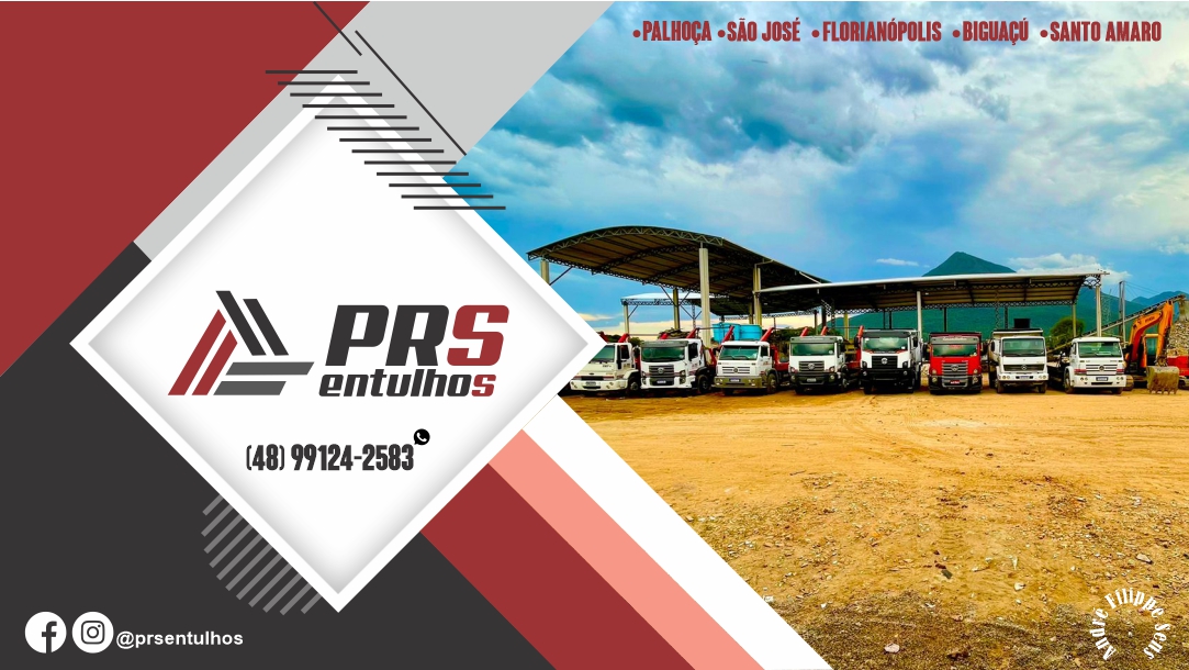Frota de caminhões PRS Entulhos